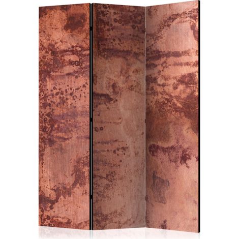 Paravent 3 Volets "Red Metal Sheet" 135x172cm (1/2)