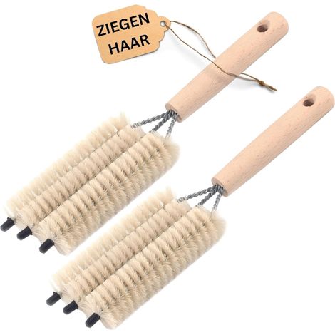 Brosse de radiateur Novaliv 2X Brosse de chauffage de radiateur nervurée Brosse de nettoyage de radiateur 25x8x3cm IDÉALE comme brosse de nettoyage