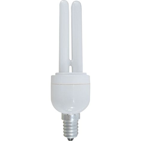 ORION91 Pack x 10 unidades BOMBILLA CFL 2U MINI T3 E14 11W 528LM 2700K 6000H NINE&ONE - SpazioLuzio (1/2)