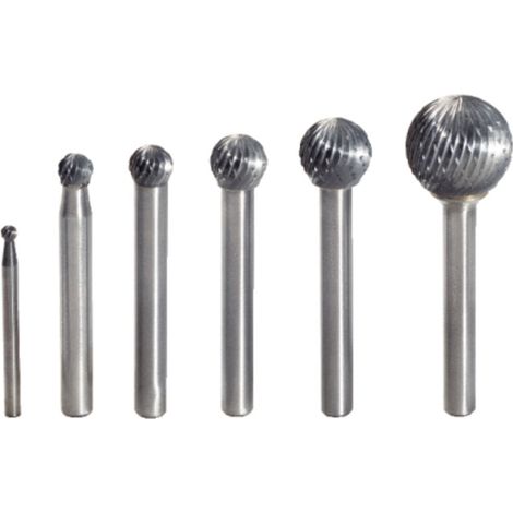 KS Tools HM Kugel-Frässtift Form D, 3mm