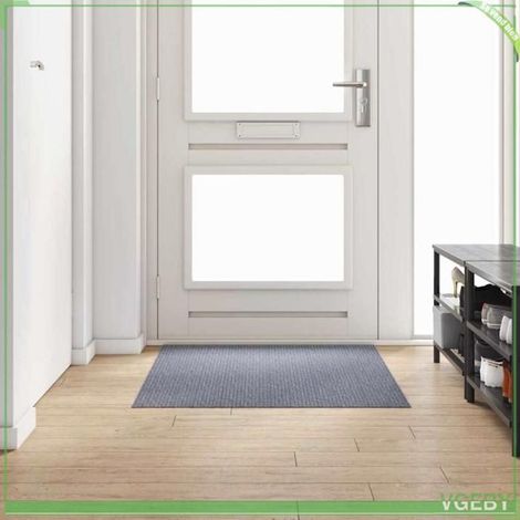 42011434 Tapis Couloir Gris clair 100 x 150 cm tissu (1/5)
