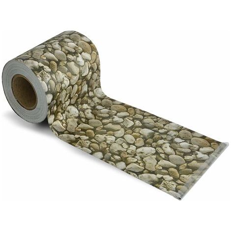 PVC Sichtschutzstreifen Für Gittermatten-Zäune Kies-Optik 0.19 x 35 m (1/5)