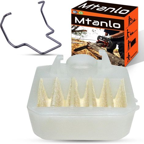Filtre à air pour Husqvarna 340 345 350 353 351 346 346XP 340E 340EPA 345E 351EPA 345EPA 353EPA Tronçonneuse, Numéro de pièce 537024003 avec clip de filtre à air (1/5)