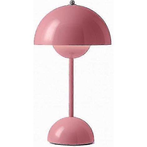 Veilleuse champignon nordique - Lampe de table LED en forme de bouton de fleur, lampe de chevet USB pour chambre nuptiale, bureau, chambre à coucher - Décoration moderne et épurée ZY (1/5)