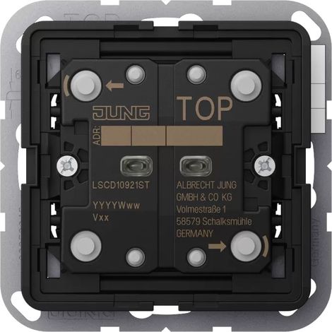 Jung KNX Taster Universal, 2fach, F10, Secure, Serie CD/LS LS CD 1092 1ST (1/2)