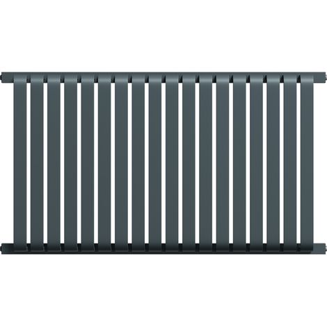 Wholesale Domestic Empire Anthracite 600mm x 1068mm Horizontal Single Panel Radiator
