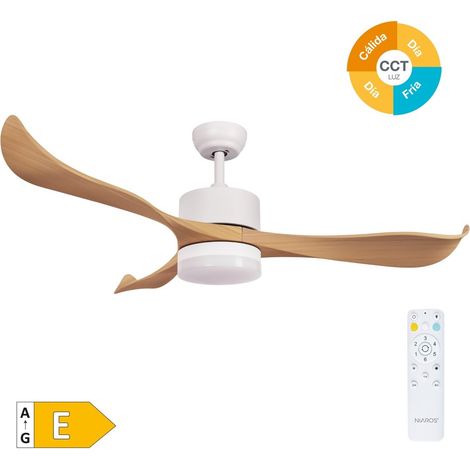 Deckenventilator "Kota" mit dimmbarem LED-Licht und Fernbedienung (29W 3CCT 1534lm) weiß