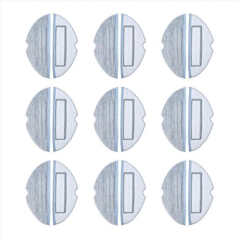 Lot de 18 pièces de rechange chiffon de lavage pour S7 T7 T7Plus robot (1/5)