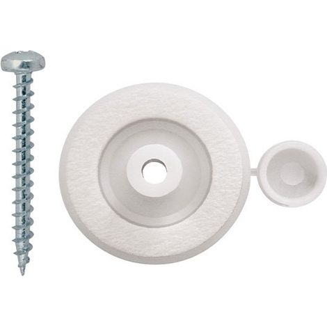 Rondella con vite per il fissaggio di lastre policarbonato alveolare da 16mm - Lunghezza vite 6 cm. - 10PZ