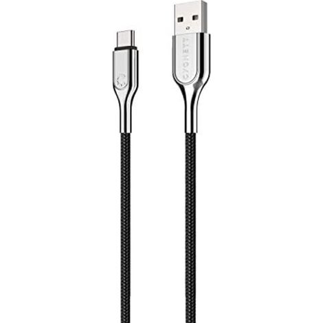 Cable Blindado 2.0 USB-C a USB-A (3A / 60W) 2M - Negro (1/5)