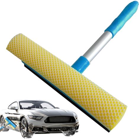 CCYKXA Window Wiper – 28 x 21 x 8 cm, Automatic Window Cleaning Squeegee, Removable Hand Squeegee, Scraper Sponge for Windows, Shower Doors, Wall Tiles, Screens (1/5)