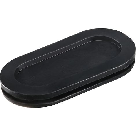 Rubber Cable Grommets Rubber Protection Oval Double Sided Support 55 x 25 mm (1/5)