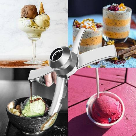 Pala di ricambio - adatta per Ninja Creamerizer serie NC300 Ninja Creamerizer NC299AMZ, NC301, CN305A, CN301CO - acciaio inossidabile - accessori di ricambio (1/4)