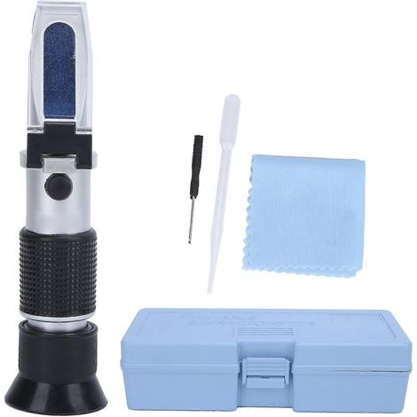 Réfractomètre portable, mesureur de concentration d'éthylène glycol, testeur de teneur en liquide eau/batterie