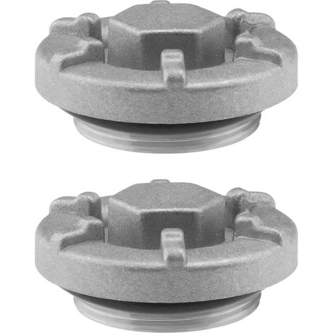 2pcs Couvercle de Bouchon Vidange d'huile en Aluminium Vis de Vidange d'huile Compatible avec Yamaha Compatible avec Wolverine 4HC-15351-00-00 Remplacement Bouchon d'huile de Moto 48mm (1/5)
