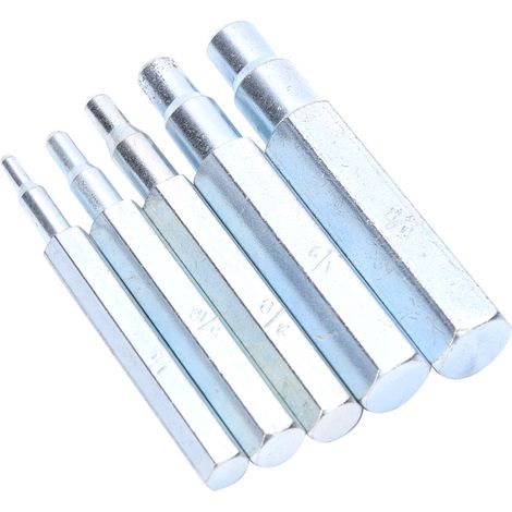 5-teiliges Stanzwerkzeug-Set CT-193 aus legiertem Stahl, 1/4 bis 5/8 Zoll, für Kupfer und Aluminium (1/5)