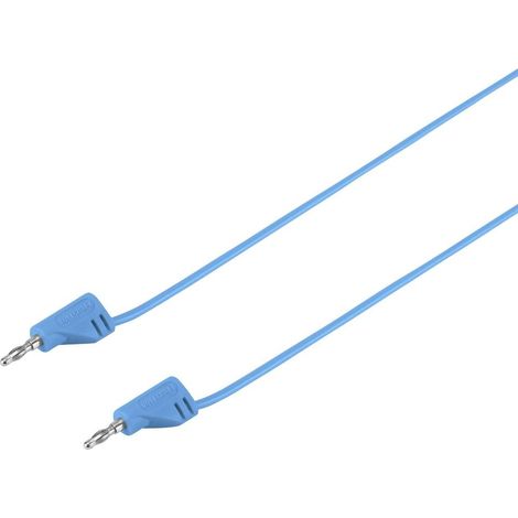 VOLTCRAFT MSB-200 Cavo di misura Spina a banana 2 mm Spina a banana 2 mm 0.90 m Blu 1 pz. (1/5)