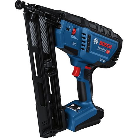 Bosch Professional 18V System clavadora madera batería GNH 18V-64 MD (modo disparo por impacto simple, apto para clavos: 32-64 mm, 1,8 mm y ángulo de clavado de 34°, sin baterías ni cargador) (1/5)