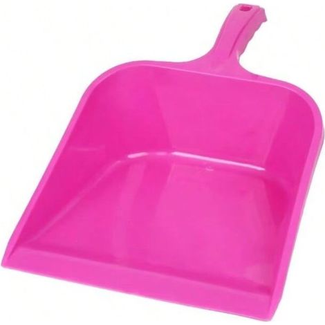Pelle à poussière en plastique brillante et robuste, pour balayage intérieur et extérieur (Une rouge) (1/3)