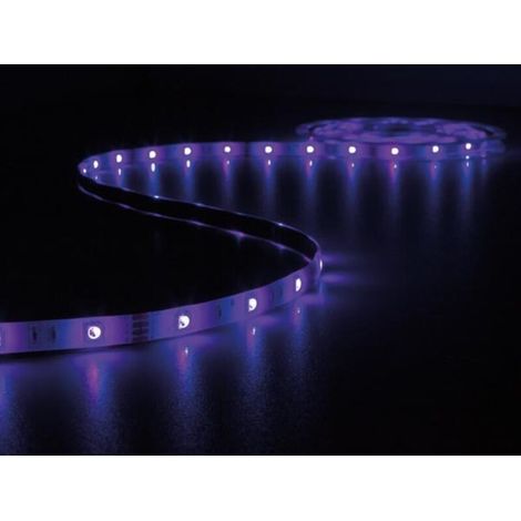 Bande Led - 150 Led 5050 - 5 M - 12 Vcc - Contrôlé Par Musique - Ip61 (1/5)