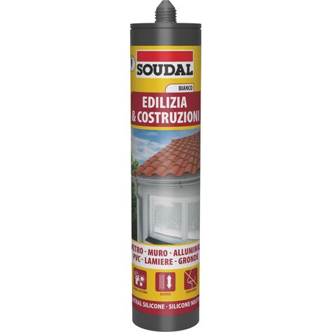Soudal SILICONE NEUTRO PER EDILIZIA ml. 300 - Rame 12.00 pz