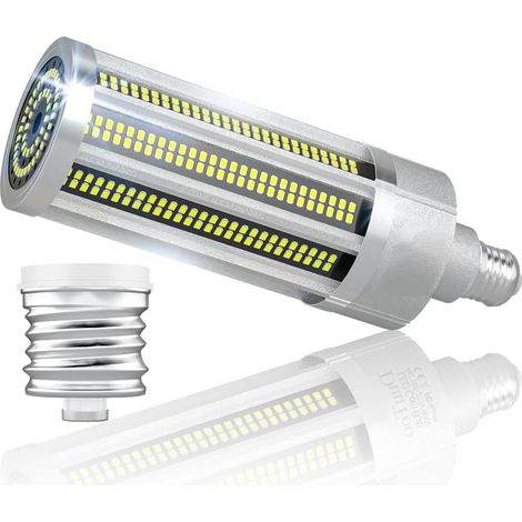 Bombilla LED tipo maíz de 80 W, luz blanca cálida, iluminación interior y exterior, patio, ático, pasillo cerrado (1/5)