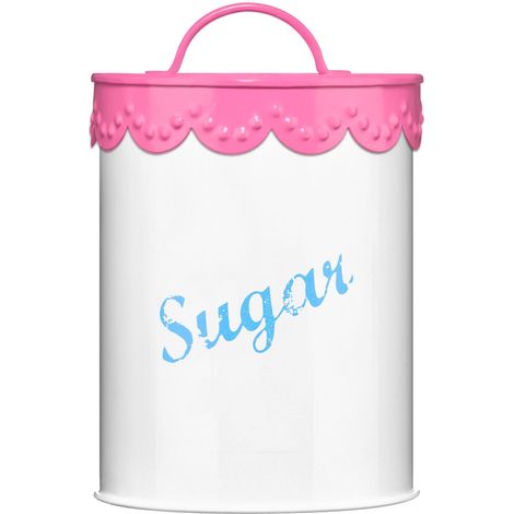 Premier Housewares Sugar Canister with Pink Lace (1/2)