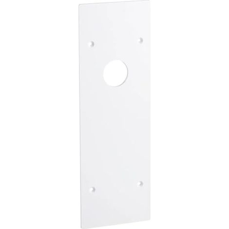 Geberit Placa embellecedora de plástico, para sifón empotrado de lavabo: B=5.1cm, 241019111