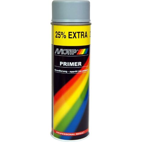 MOTIP Primer acrilico grigio spray ad asciugatura rapida 500 ml (1/3)