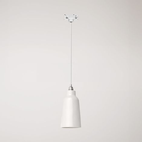 Creative Cables - Candeeiro suspenso com abajur de garrafa e adaptador de calha - lâmpada incluída