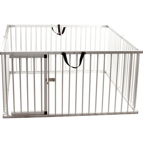 Clôture carrée en aluminium pour chiens