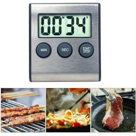 À Rebours De La Minuterie Küchenwecker Chronomètre Minuteur Digital Minuterie De Cuisine (1/4)