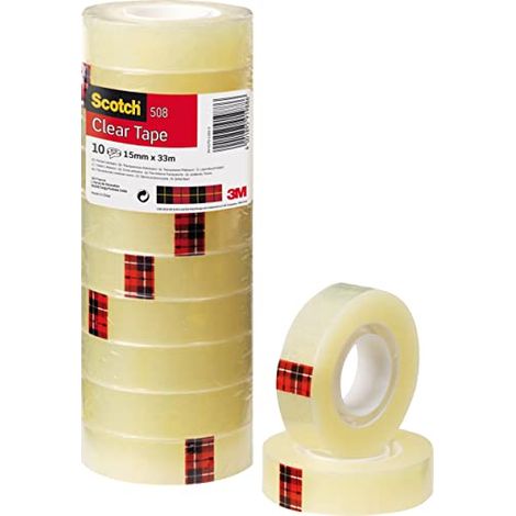 Scotch 508 33 m Transparente 10 pieza(s) (1/3)