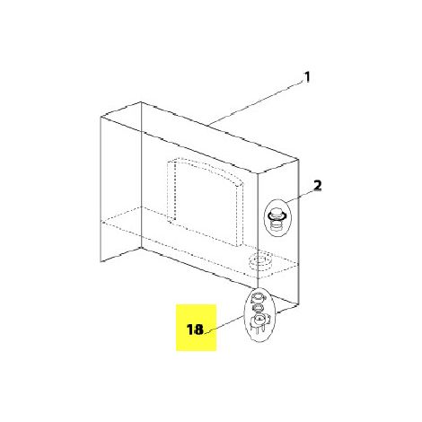ENSEMBLE GUIDE PISTON RESERVOIR POUR PETIT ELECTROMENAGER CLIMADIFF - 11020034