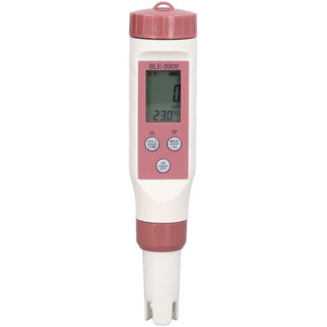 4-in-1 Bluetooth Water Quality Tester: pH value, electrical conductivity, total solids content, temperature – No battery or test kit required (1/5)