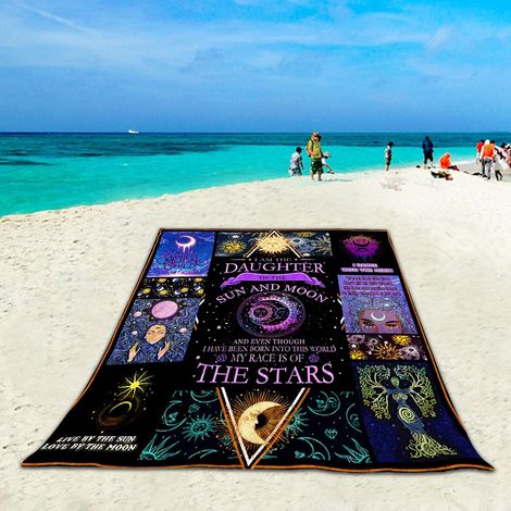 Tapis de pique-nique imprimé toutes saisons et polyvalent, idéal pour le yoga, la plage, comme couvre-lit ou tapisserie murale (96 x 114 cm). (1/5)