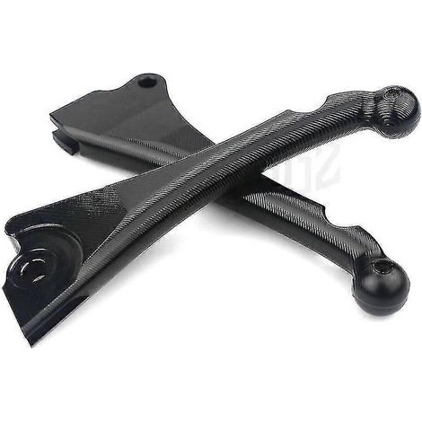 Leviers de freins CNC pour moto (disque avant, tambour arrière) avec guidon, compatibles avec VESPA S150, LX150, LXV150, PRIMAVERA 150 et SPRINT 150 (2017, 2018, 2019). (1/5)