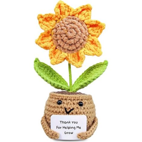 Regalos de girasoles,Para mujeres y hombres,Planta de apoyo emocional,Deseando una pronta recuperación,Regalo de agradecimiento,6,515 cm (1/5)