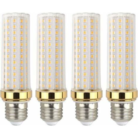 Ampoule LED E27 20W, lumière blanche chaude 3000K, 2000 lumens, équivalent à une ampoule halogène E27 de 150W, non dimmable, convient aux plafonniers de studio/garage, paquet de 4 (1/5)