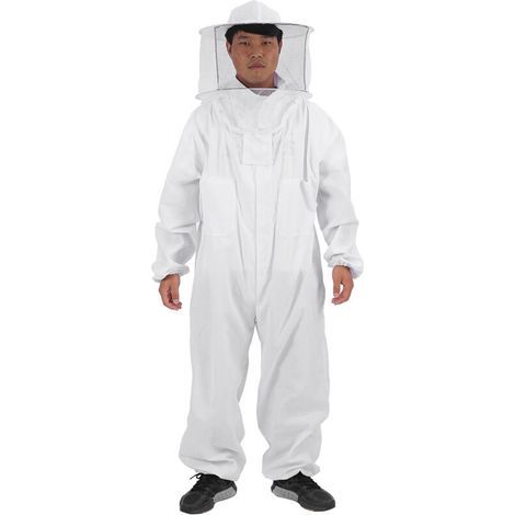 Equipo de protección profesional Eosnow para apicultura, traje de apicultura de cuerpo completo, sombrero de apicultor XL (1/4)
