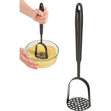 Kartoffelstampfer Küchenhelfer zum Zerkleinern von Lebensmitteln Bohnenstampfer für die heimische Küche zum Kochen von Kartoffeln Gemüse Fleisch 35,2 (1/5)