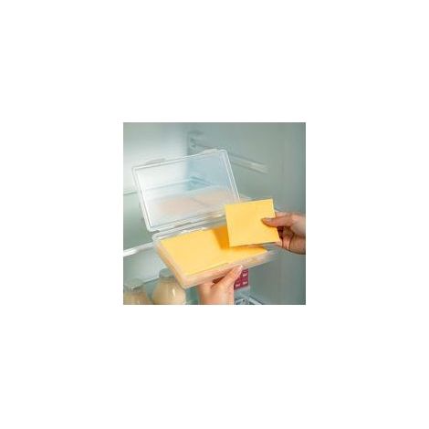 2 boîtes à beurre et à fromage, récipients transparents en PP pour la cuisine (1/4)