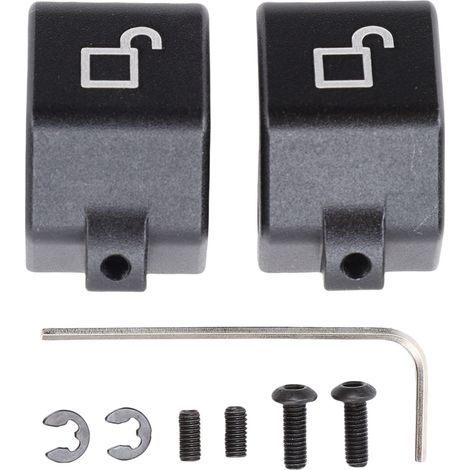 Set di serrature per capote in tela, lato sinistro e destro, in lega di alluminio, per Mazda Miata 1990-2005.