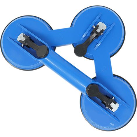 Dapetz ® Triple Suction Cup Glass Lifter, Plastic 3 Plates Hand Suction Lifter for Carrying Awkward Items, Tile, Sheet, Glass, and Board 100kg (1/5)