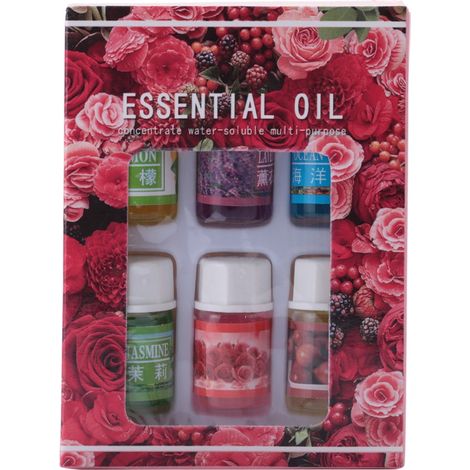 6Pcs 3ml Huile Essentielle Aromathérapie Naturelle Parfumée Hydrosoluble Anti-Fatigue 02 (1/5)