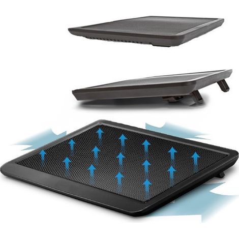 Trade Shop - ULTRA SLIM DISSIPATOR FÜR NICHTBUCH PC MIT VENTOLA 14 CM PORTABLE SUPPORT -