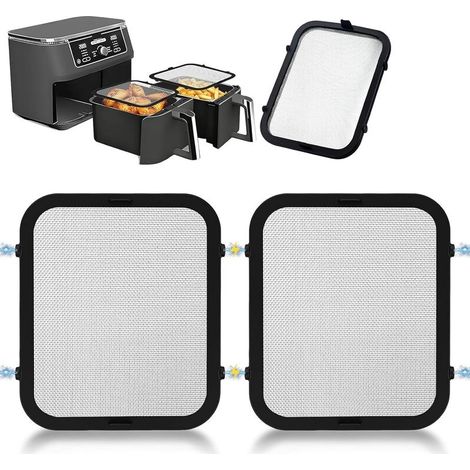 2 Pièces Anti Projection Air Fryer pour Ninja foodi AF400EU & AF451EU,Protection Efficace de la Spirale Chauffante (1/5)