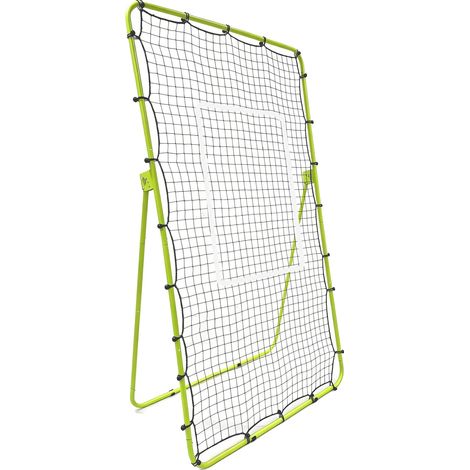Rebondisseur de Volleyball, 5 Angles Réglables, Installation Rapide, Vert fluorescent (1/2)
