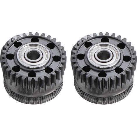 Équipement de remplacement pour extrudeuse Creality K2 Plus, 2 pièces, revêtement DLC en acier trempé, conception légère perforée (1/5)