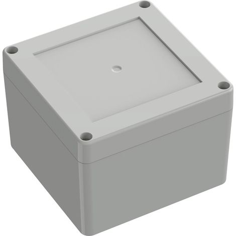 TRU COMPONENTS TC-10860536 Boîtier universel 104.80 x 104.80 x 74.70 Polycarbonate gris clair 1 pc(s) D939212 (1/2)